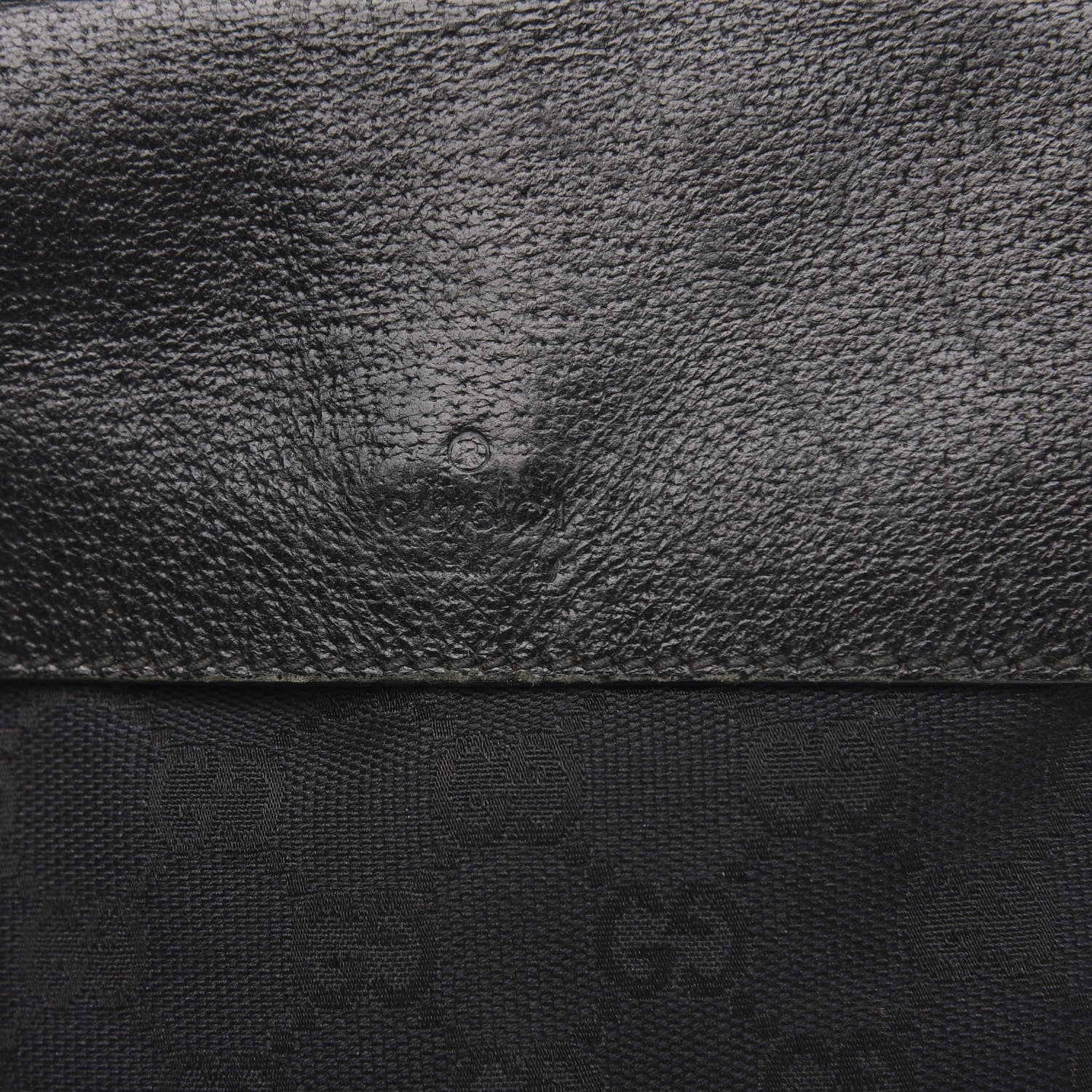 Gucci Monogram Web Medium Double Pocket Messenger Bag Black 12 of 14