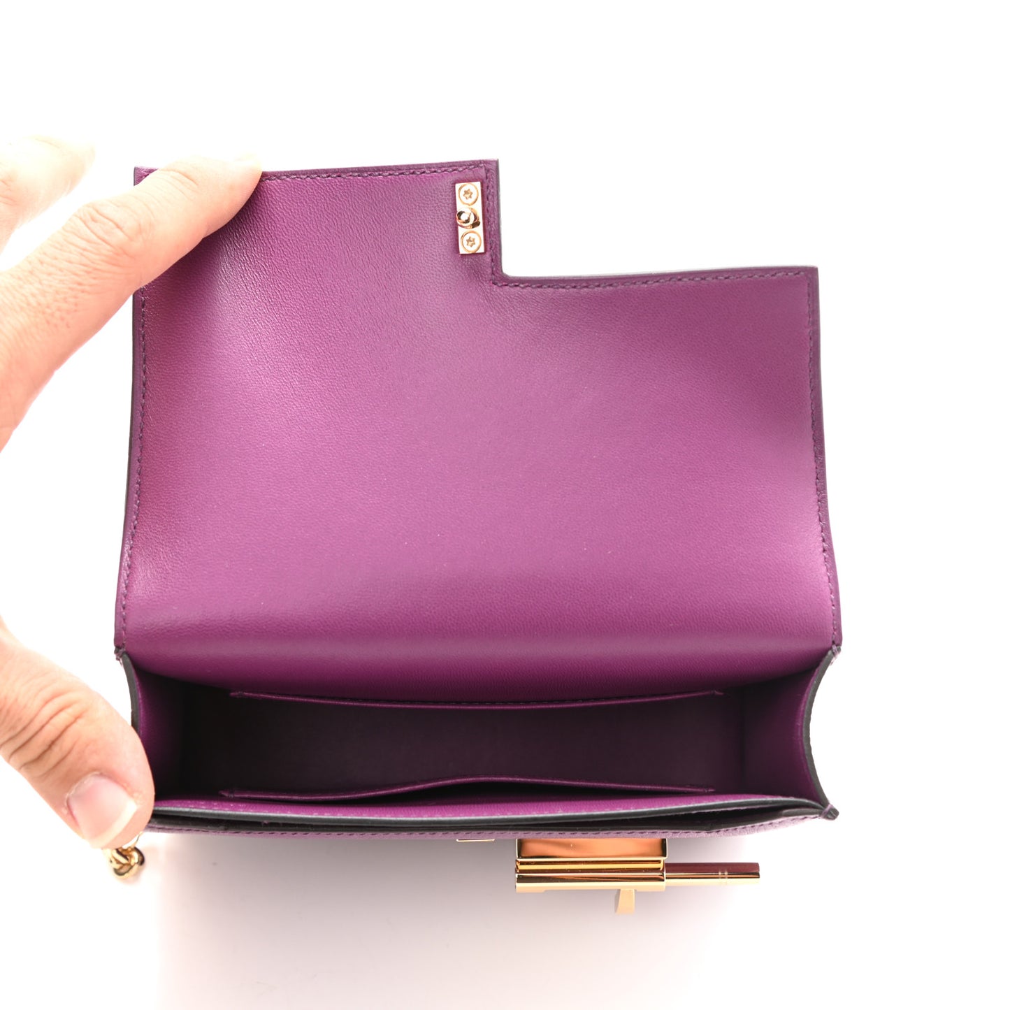 Chevre Chamkila Mini Verrou Chaine Bag Anemone