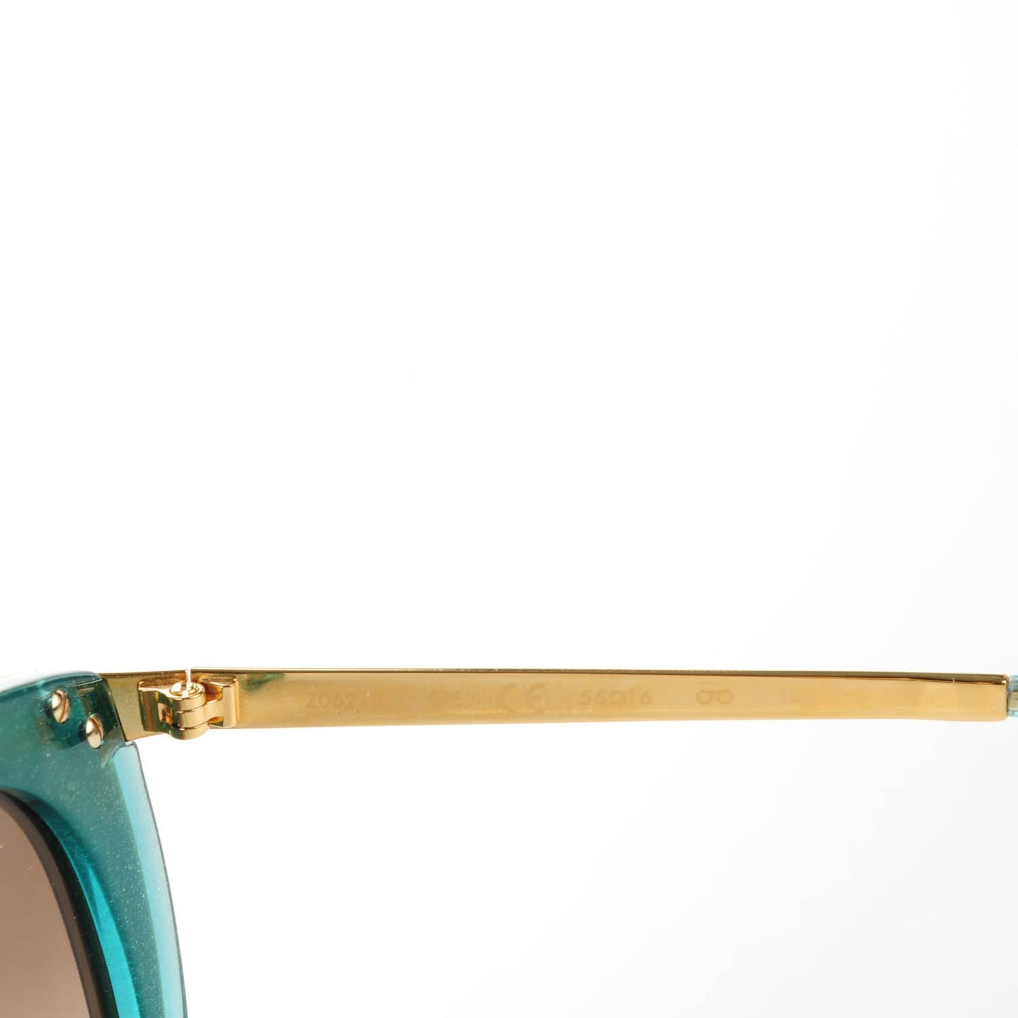 Amber Cat Eye Sunglasses Z0621E Petrole Blue