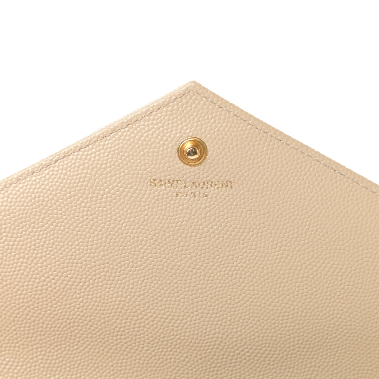 Grain De Poudre Matelasse Chevron Monogram Chain Wallet Nude Powder