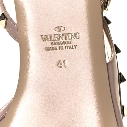 Valentino Garavani Nappa Rockstud Slingback Flats 41 Poudre 6 of 9