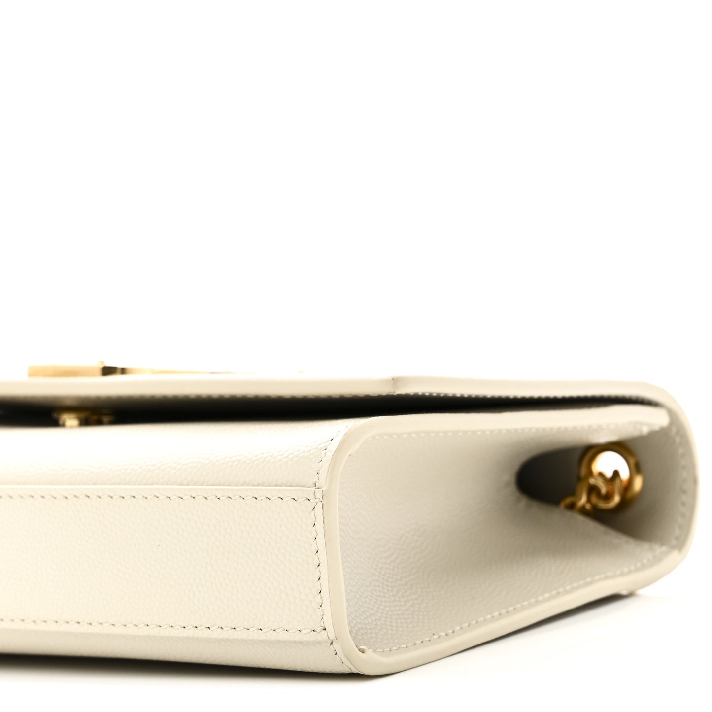 Grain De Poudre Small Monogram Kate Satchel Crema Soft