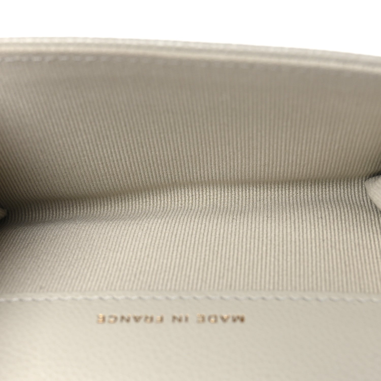 Chanel Caviar Quilted Flap Card Holder Wallet Grey 5 of 10