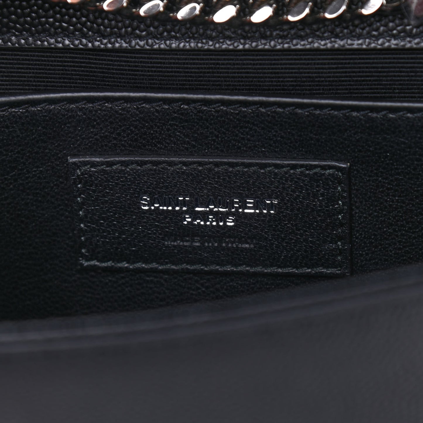 Grain De Poudre Small Monogram Kate Satchel Black