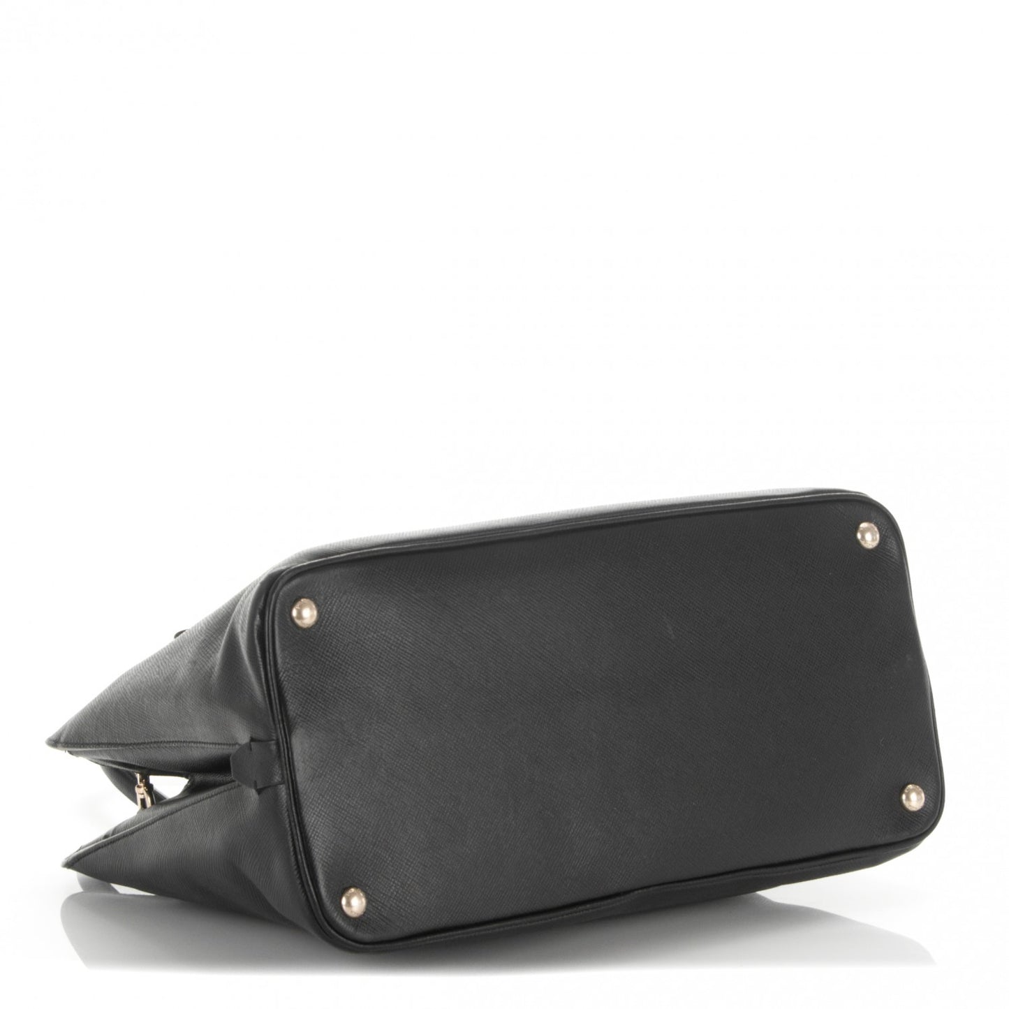 Saffiano Cuir Open Promenade Tote Black