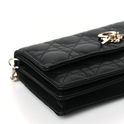 Christian Dior Lambskin Cannage Mini My Dior Bag Black 8 of 10