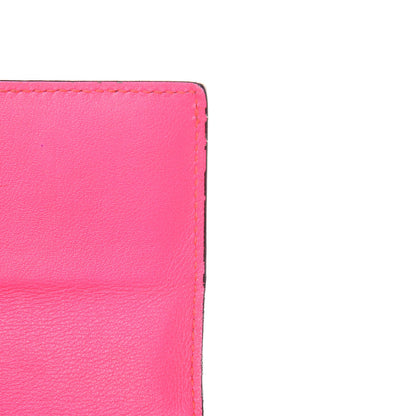 Gucci GG Supreme Monogram Continental Heart Wallet Fluorescent Fuchsia 12 of 14