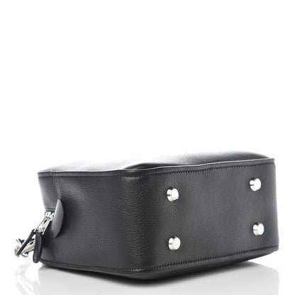 Balenciaga Shiny Day Calfskin XS Triangle Square Bag Black 5 of 10