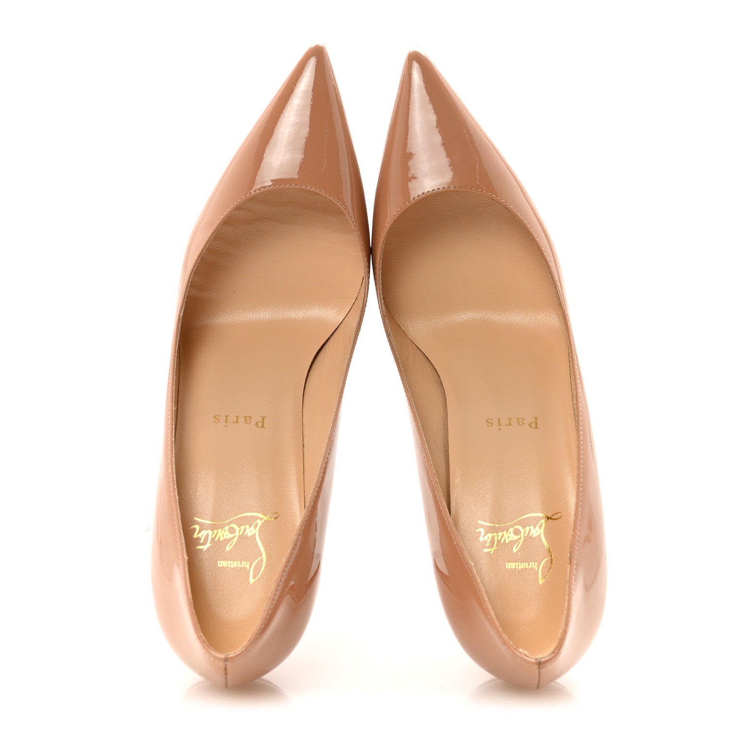 Christian Louboutin Patent So Kate 85 Pumps 36 Nude 2 of 8