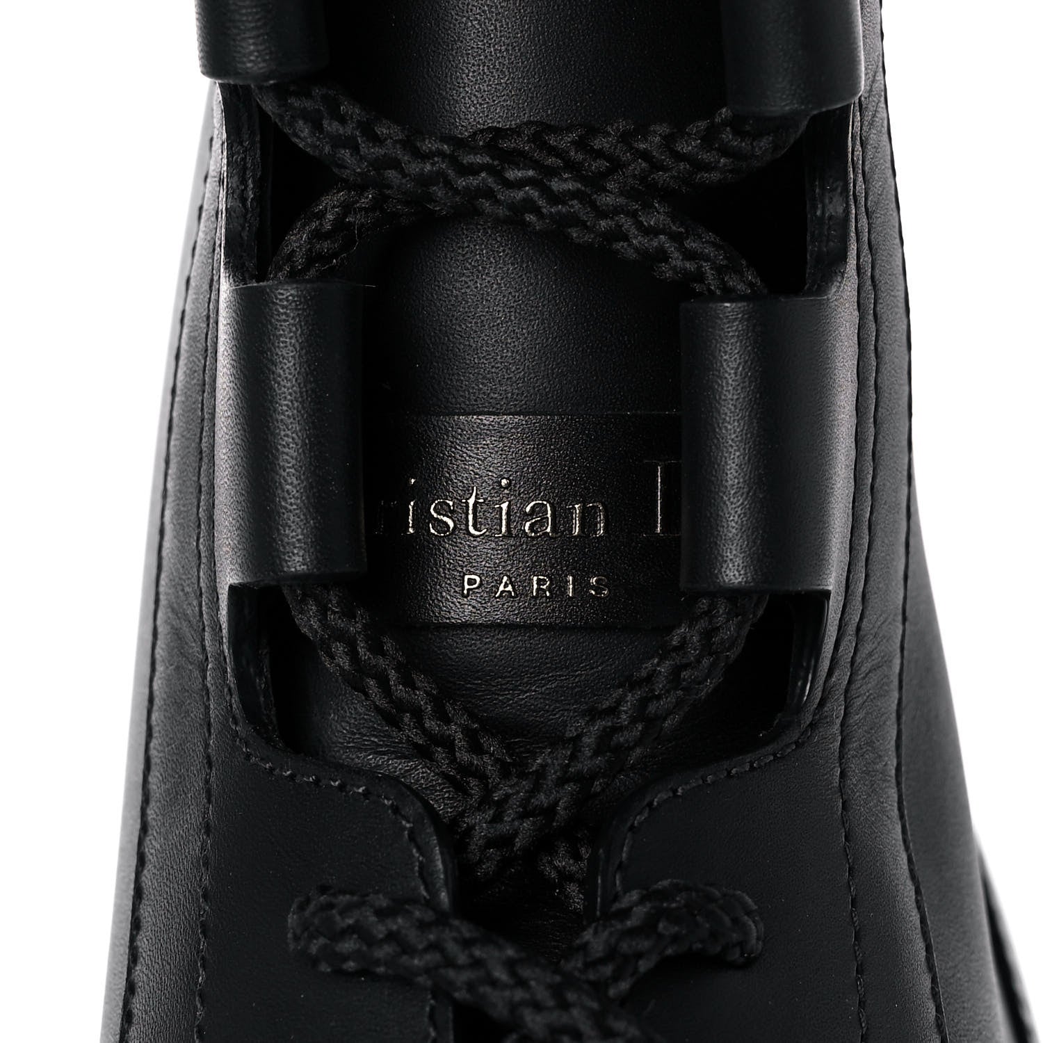 Christian Dior Calfskin Dior Quest 35mm Hiking Boots 39.5 Black 8 of 9