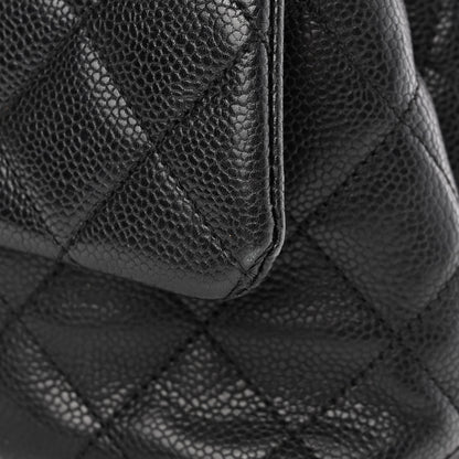 Chanel Caviar Quilted Medium Kelly Flap Bag Black 12 of 14