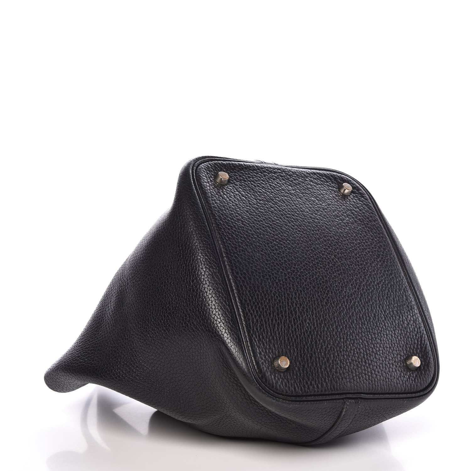 Hermes Taurillon Clemence Picotin 22 MM Black 4 of 8