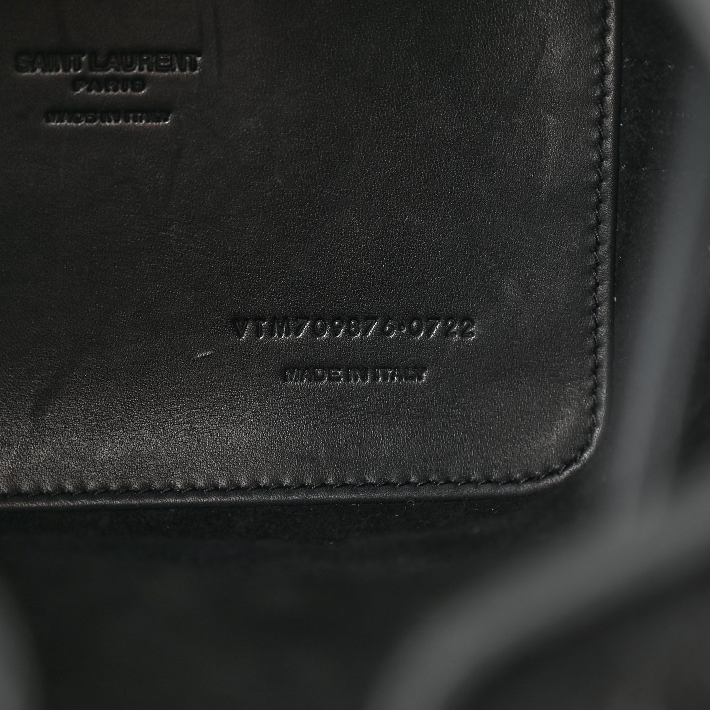 Shearling Calfskin Small Emmanuelle Bucket Bag Black