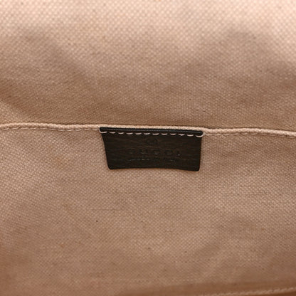 Gucci Cellarius Calfskin Medium Bamboo Backpack Black 6 of 12