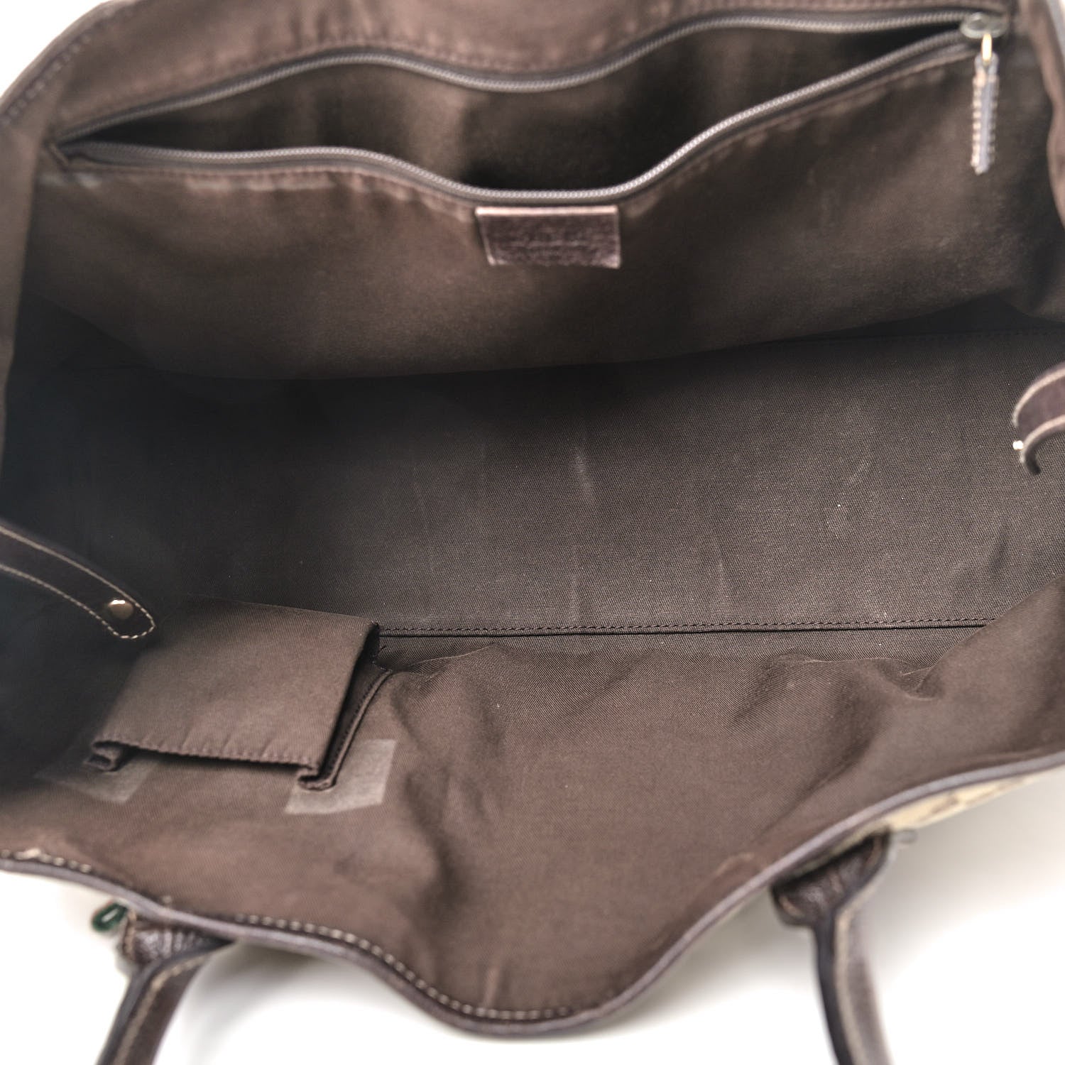 Gucci Monogram Medium Princy Tote Dark Brown 5 of 12