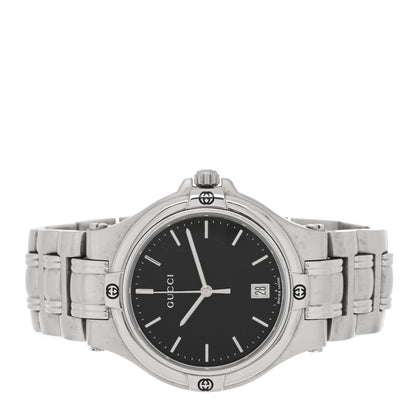 Gucci Stainless Steel 35mm 9040M Quartz Watch Black 2 of 4