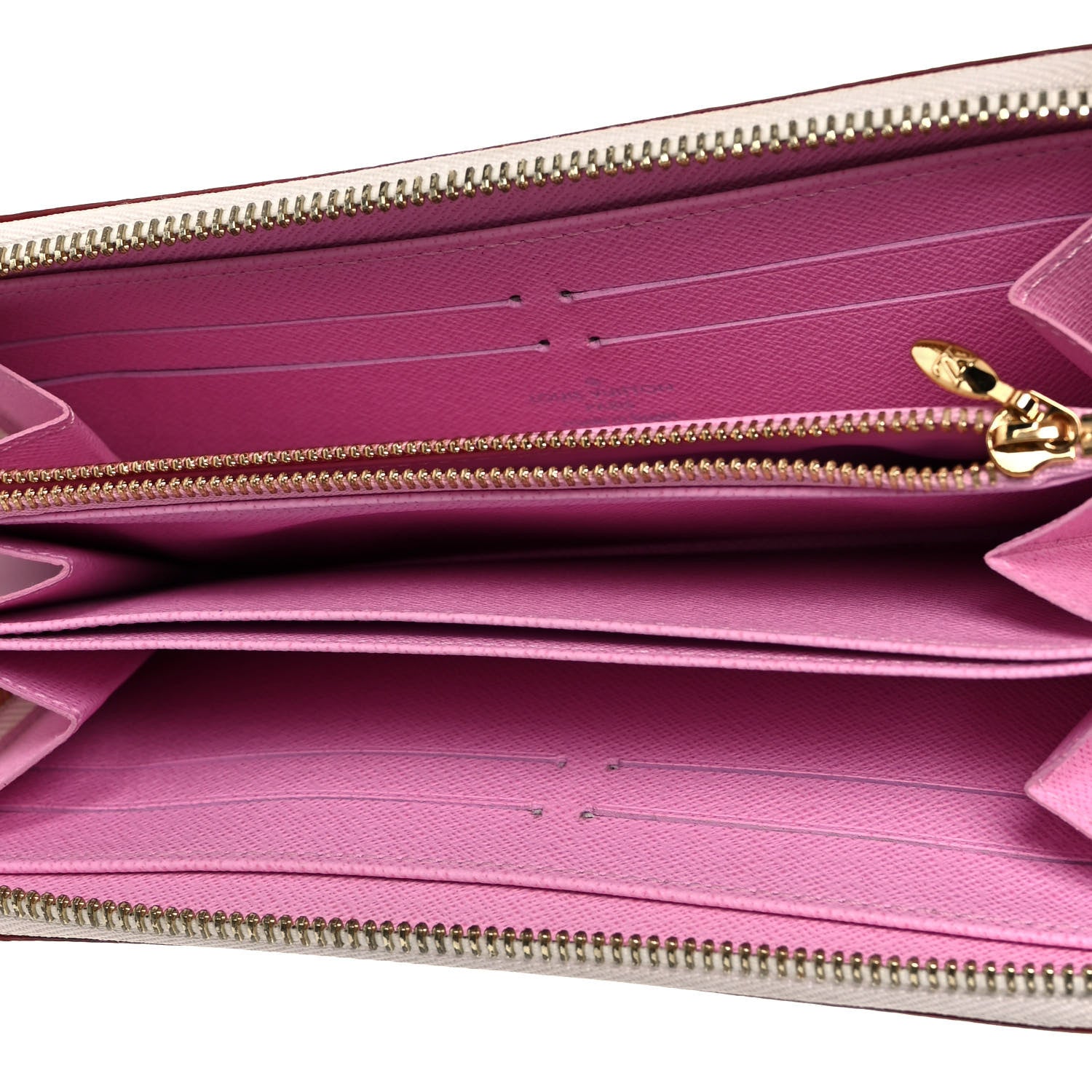 Louis Vuitton Monogram Multicolor Zippy Wallet White Litchi 5 of 12