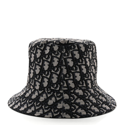 Christian Dior Oblique Reversible Teddy-D Brim Bucket Hat 56 Blue 6 of 8
