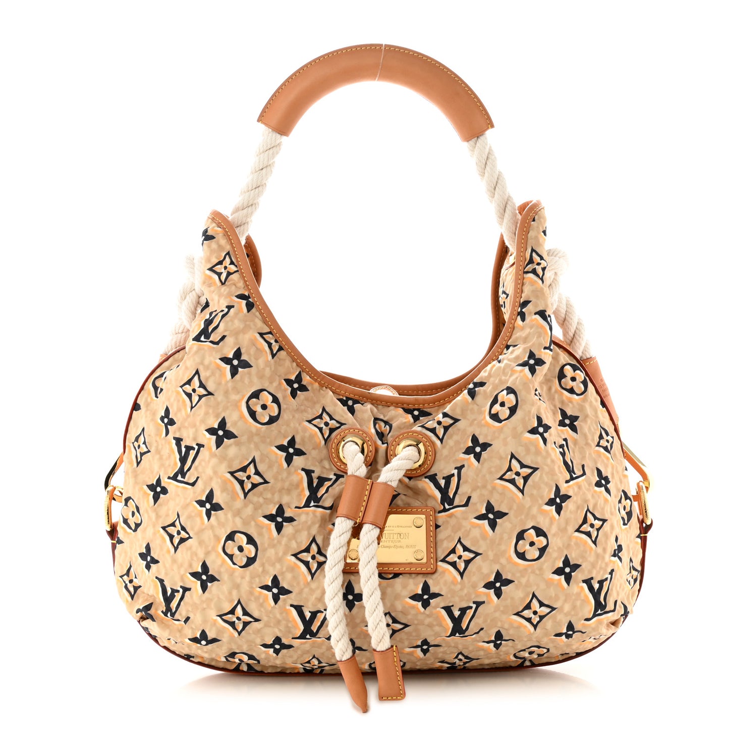 Canvas Monogram Cruise Bulles MM Natural