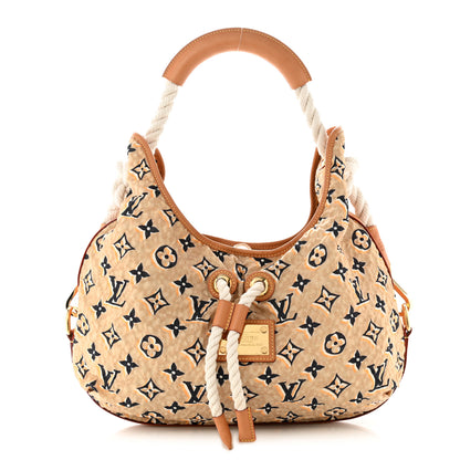 Louis Vuitton Canvas Monogram Cruise Bulles MM Natural 1 of 9