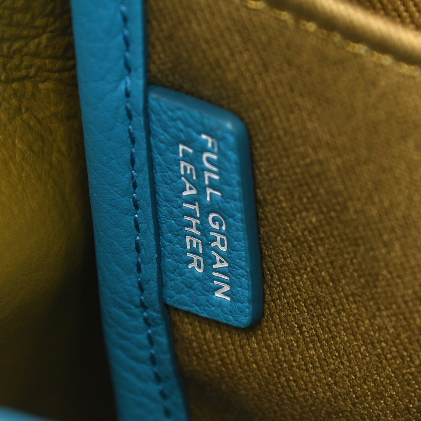 Grained Calfskin Small The Tote Bag Barrier Reef