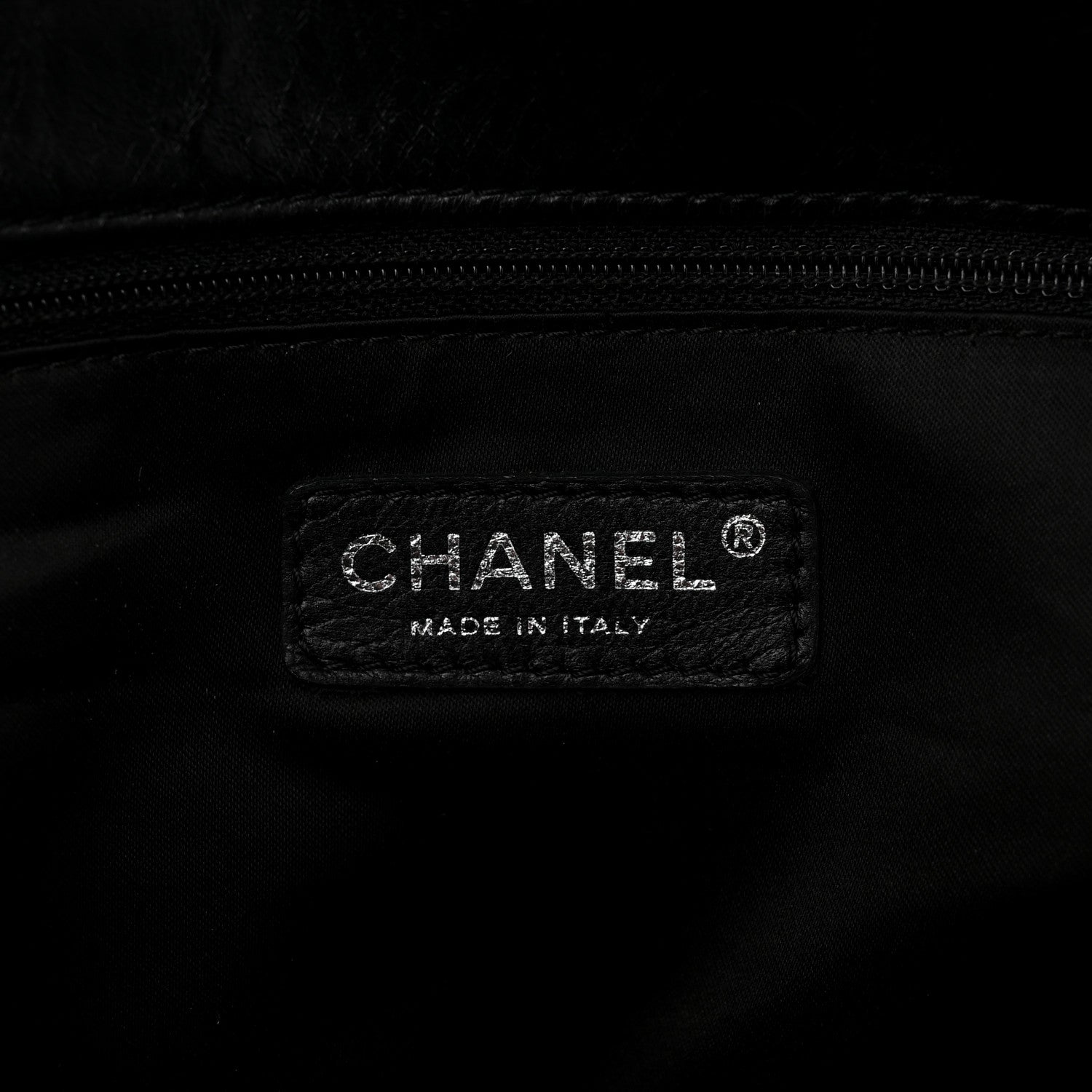 Chanel Glazed Calfskin Twisted Maxi Flap Black 6 of 10