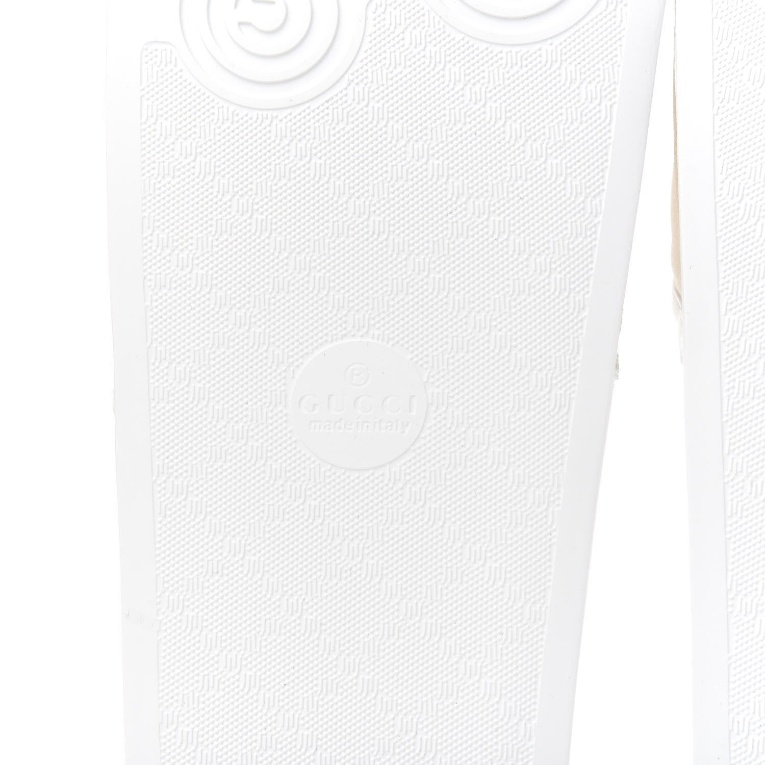 Gucci Canvas Worldwide Mens Pursuit Slide Sandals 10 White 6 of 8