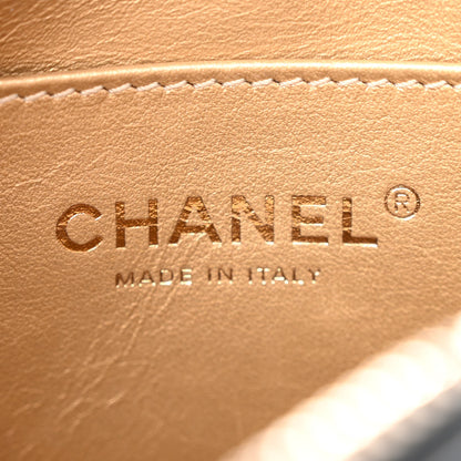 Chanel Lambskin Quilted CC Pearl Crush Camera Case Black 7 of 10