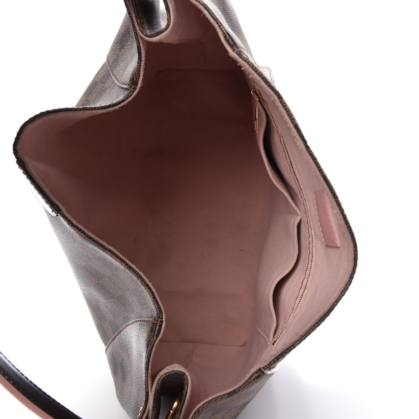 Damier Ebene Caissa Hobo Rose Ballerine