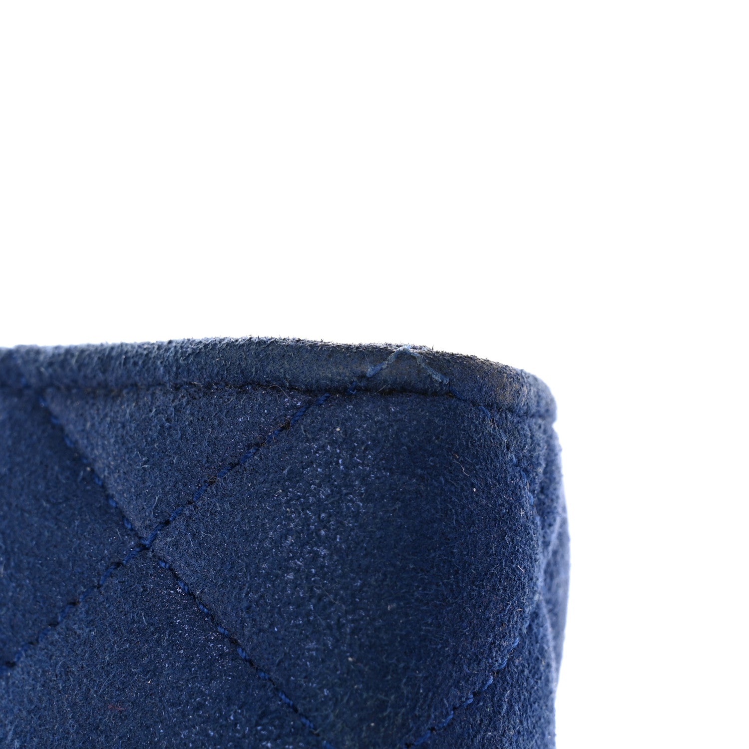 Chanel Iridescent Calfskin Quilted CC Large Gusset Flap Wallet Blue 14 of 15
