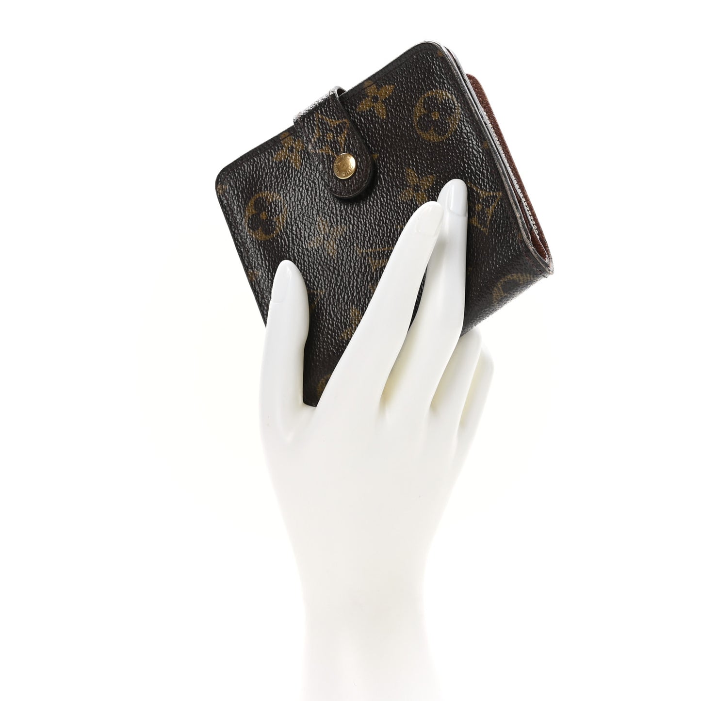 Monogram Compact Zippe Zipped Wallet