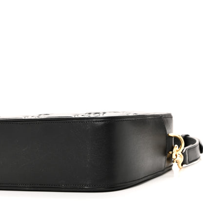 Gucci Calfskin GG Matelasse Shoulder Bag Black Natural 10 of 10