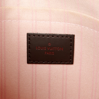 Louis Vuitton Damier Ebene Neo Neverfull MM Rose Ballerine 11 of 16