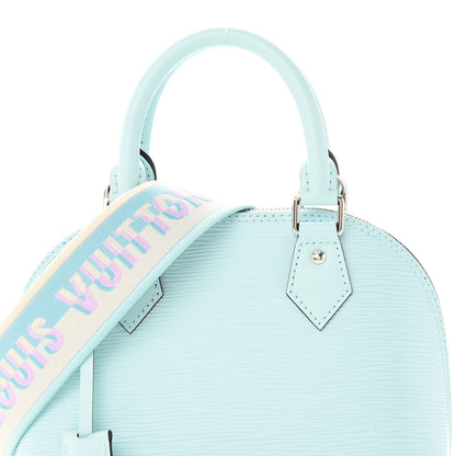 Louis Vuitton Epi Jacquard Alma BB Lagoon Blue 7 of 9