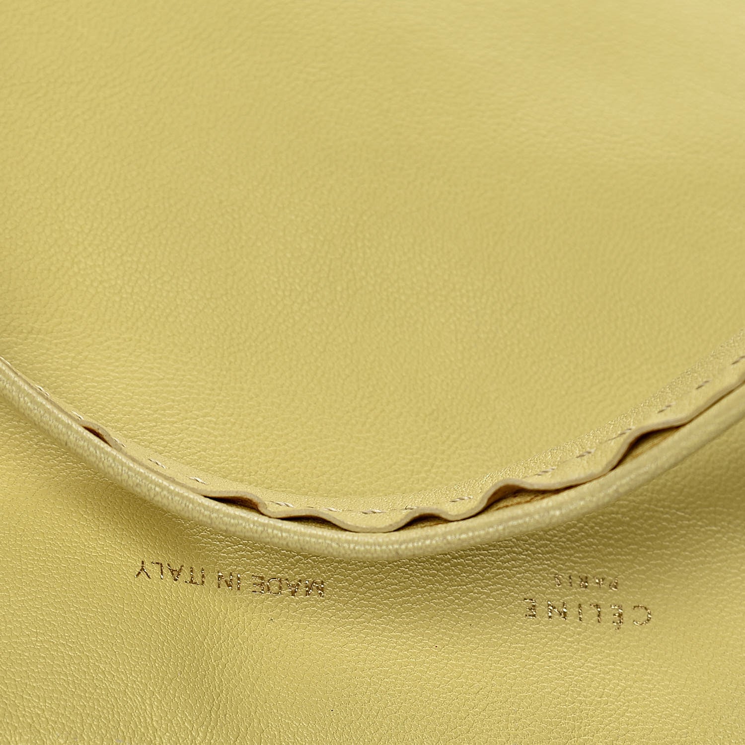 Celine Smooth Lambskin Small Vertical Bi-Cabas Beige Yellow 27 of 27
