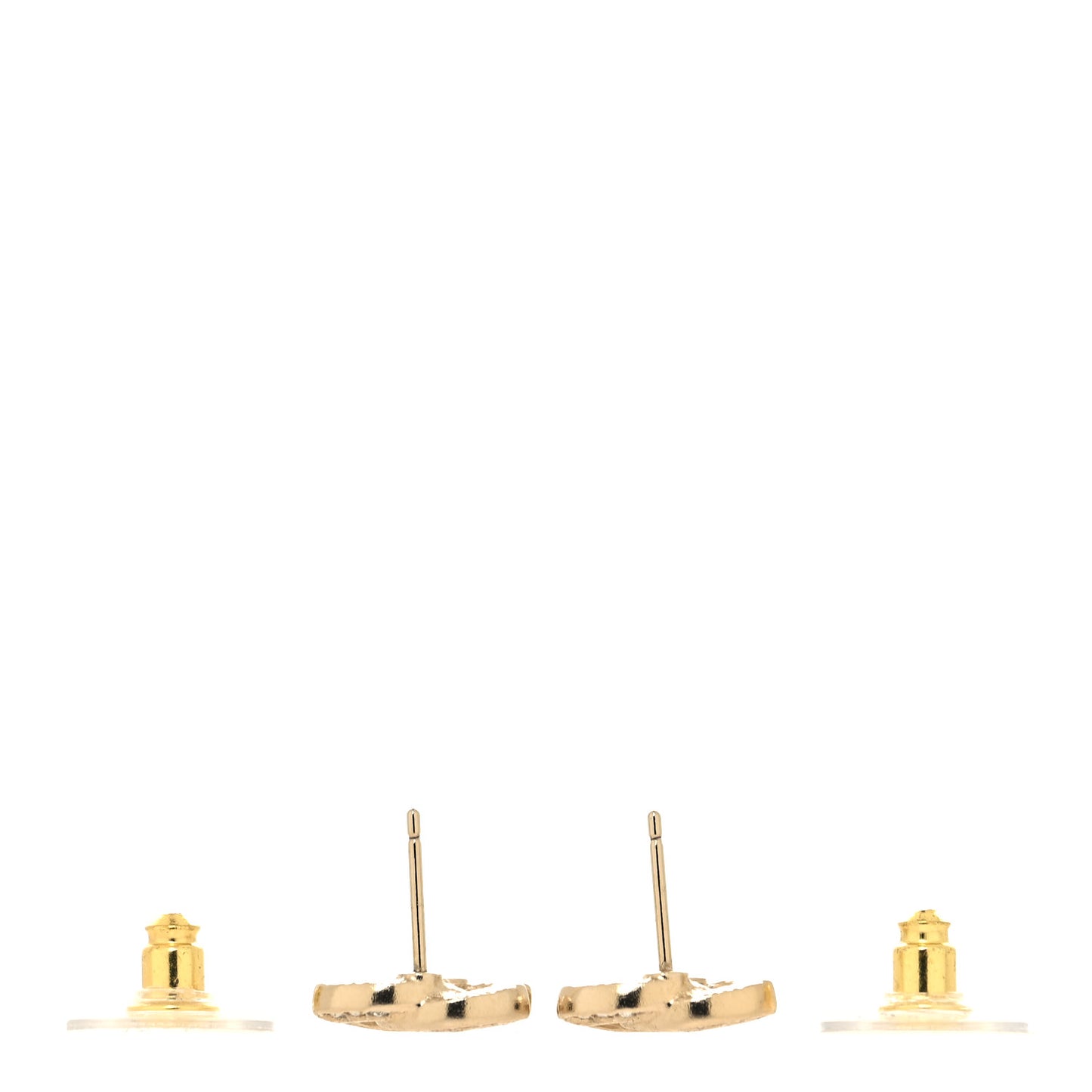 Crystal Mini Timeless CC Earrings Gold
