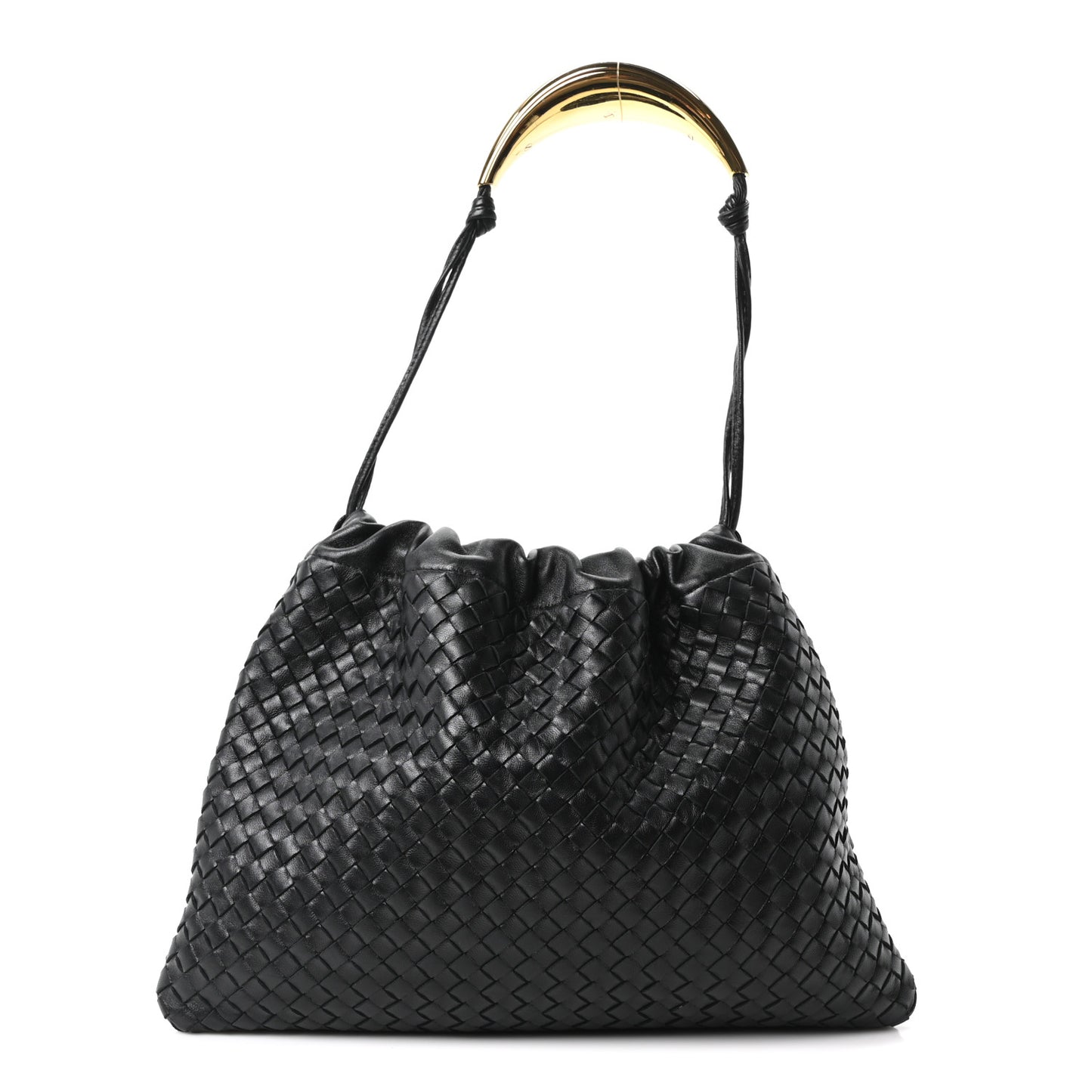 Nappa Intrecciato Dustbag Handle Black