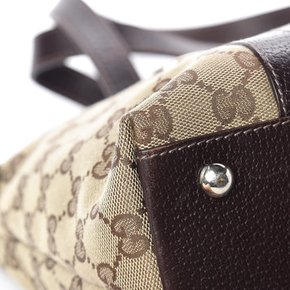 Gucci Monogram Medium Abbey Tote Dark Brown 12 of 19