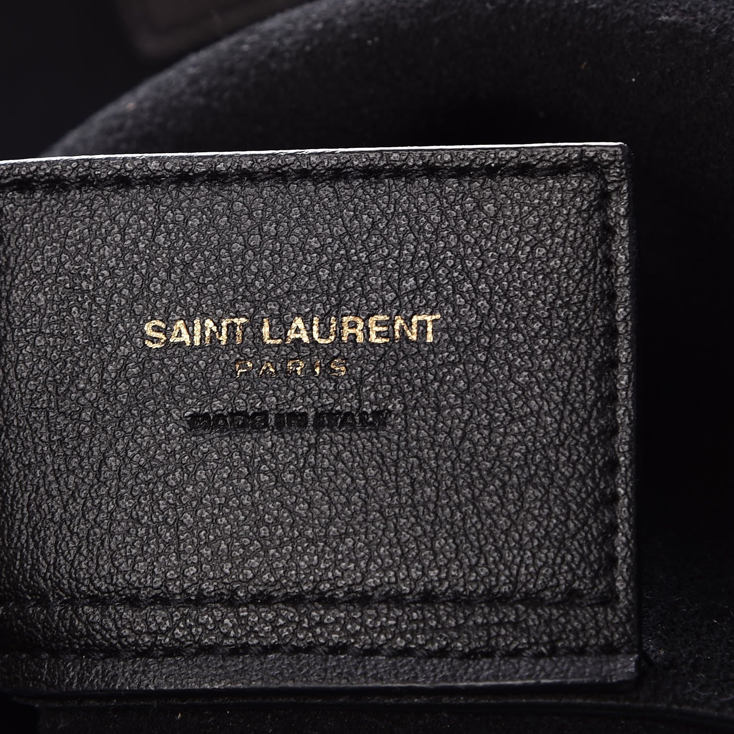 Saint Laurent Calfskin Large Shopping Tote Black 7 of 9