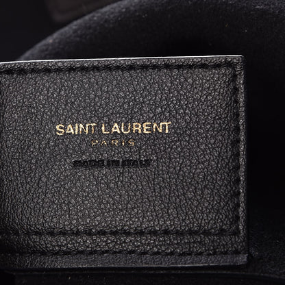 Saint Laurent Calfskin Large Shopping Tote Black 7 of 9