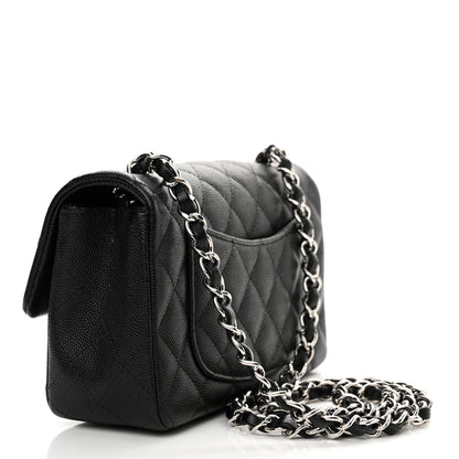 Chanel Caviar Quilted Mini Rectangular Flap Black 3 of 12