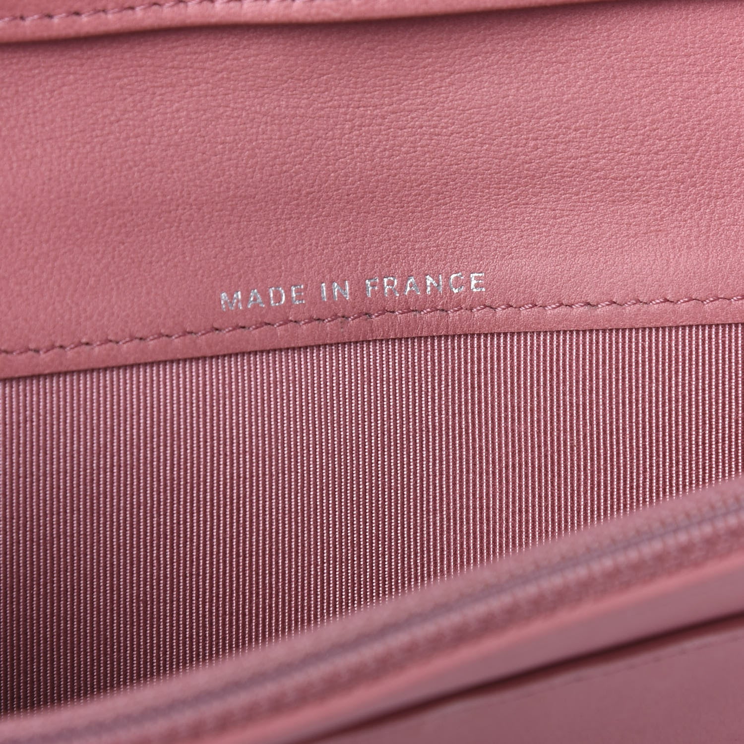 Chanel Lambskin Quilted Yen Wallet Pink 6 of 9