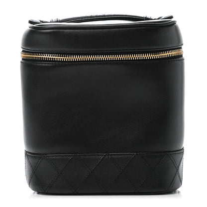 Chanel Lambskin Vanity Cosmetic Case Black 1 of 4