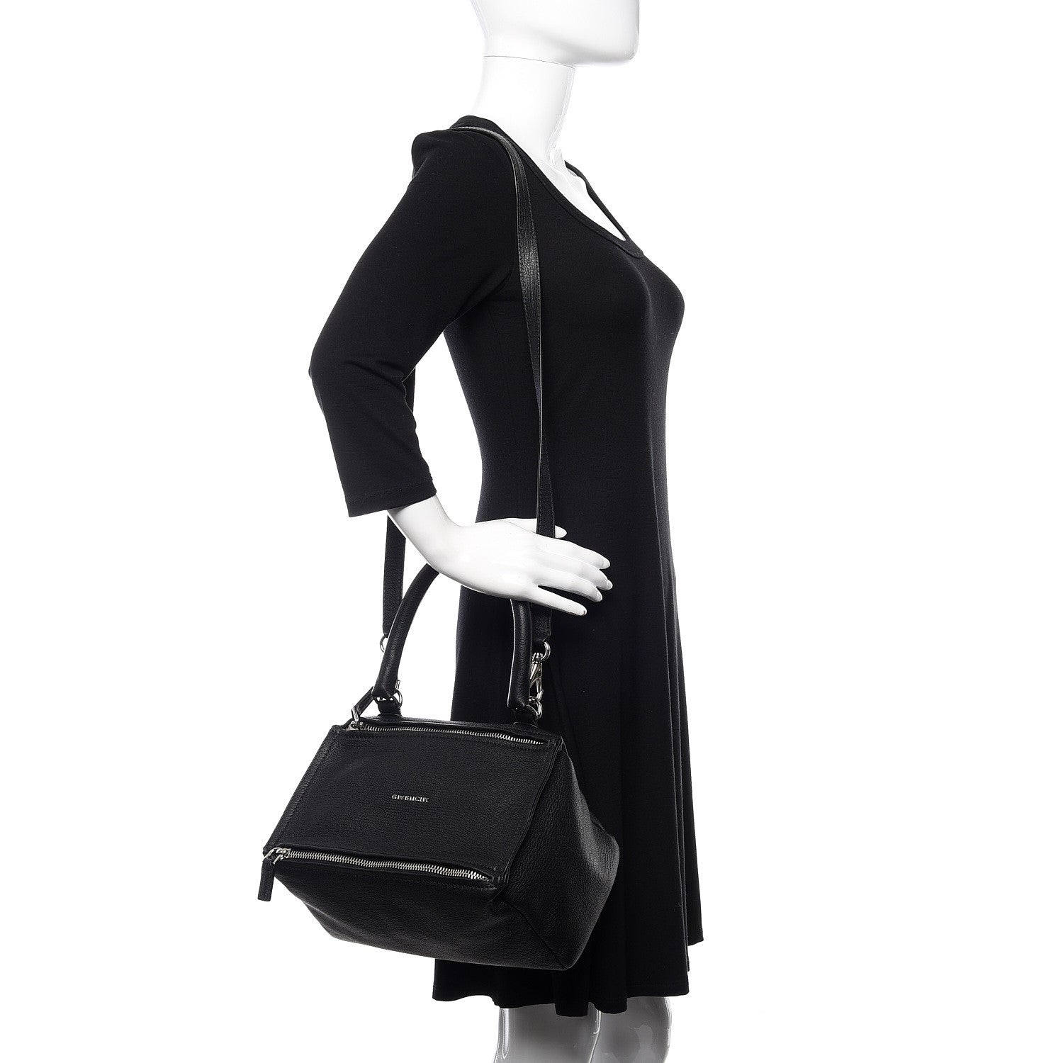 Givenchy Sugar Goatskin Small Pandora Black 2 of 10