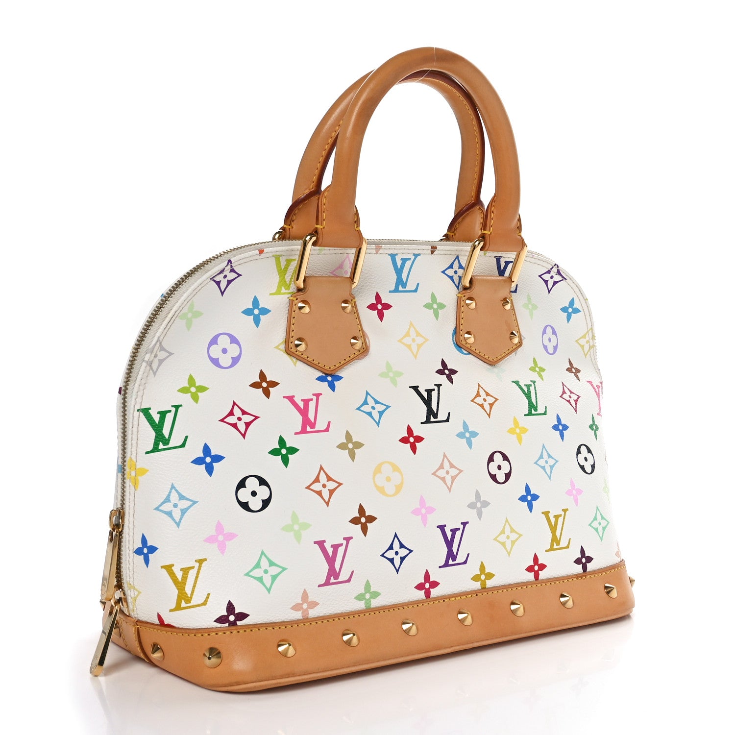 Louis Vuitton Monogram Multicolor Alma White 3 of 11