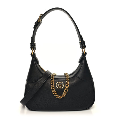 Gucci Goatskin Small Aphrodite Shoulder Bag Black 1 of 10