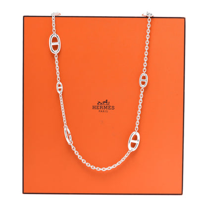 Hermes Sterling Silver Farandole Necklace 80 6 of 6