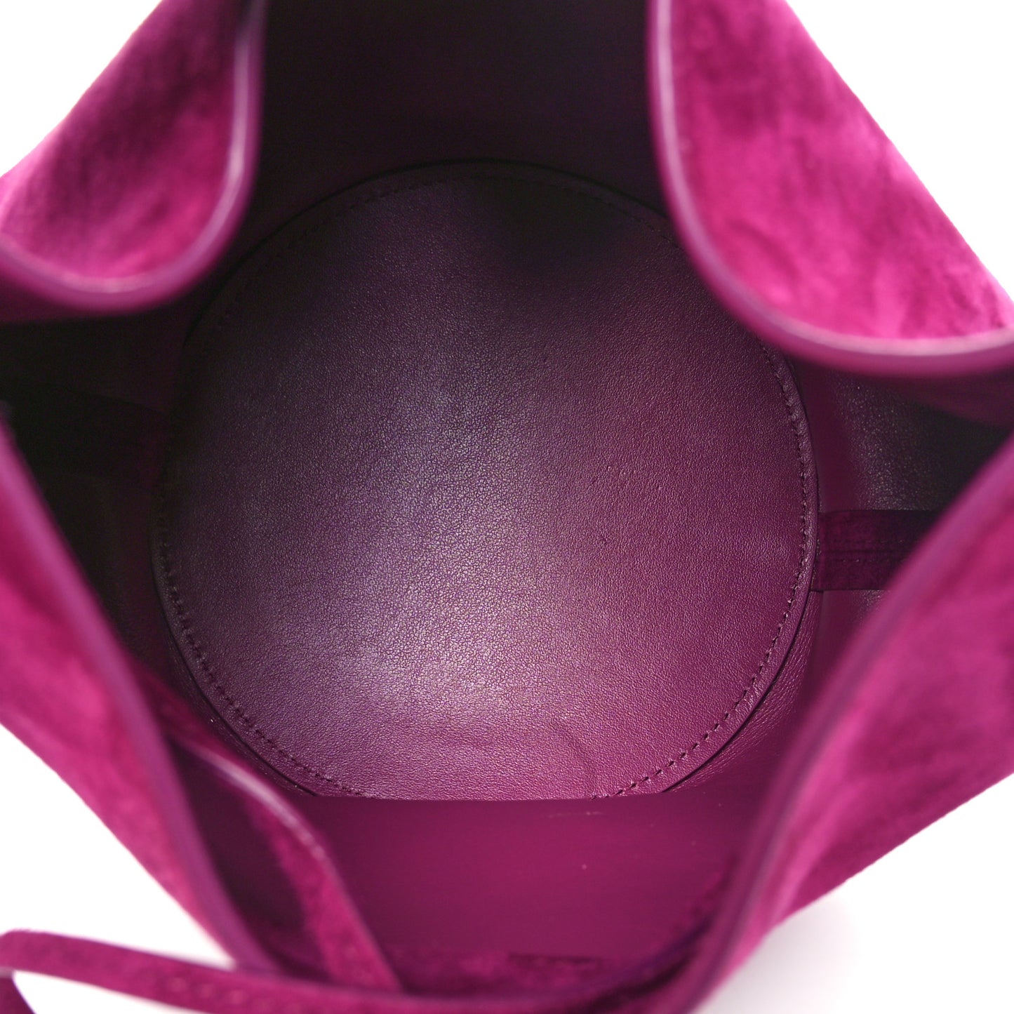 Suede Calfskin Mini Lotus Tote Mulberry