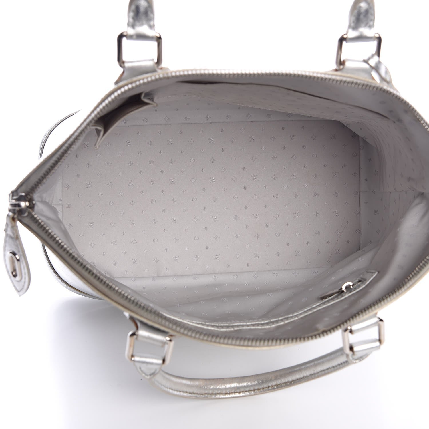 Louis Vuitton Suhali Lockit MM Silver 5 of 17