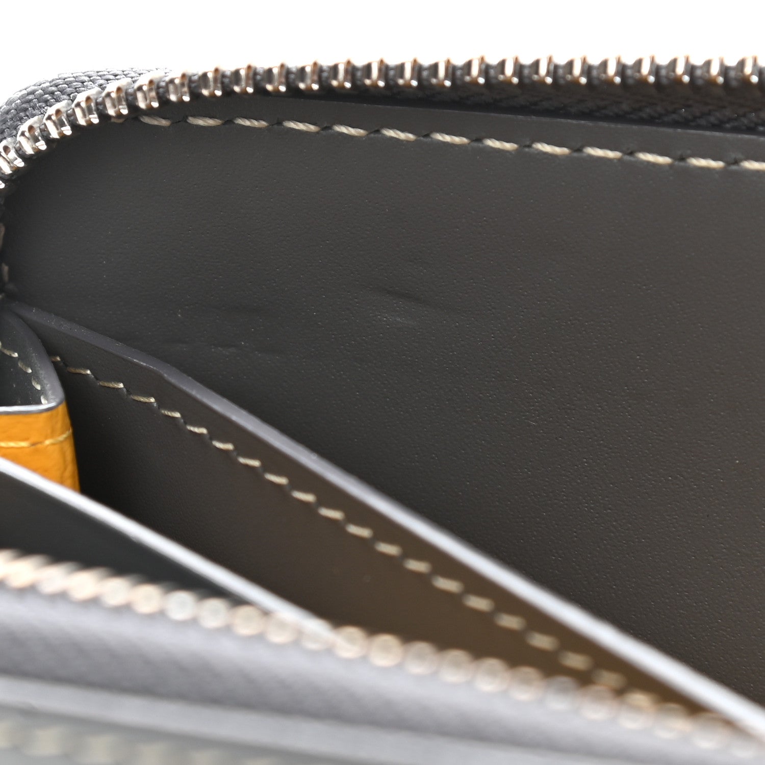 Goyard Goyardine Matignon Zip Around GM Wallet Grey 7 of 7